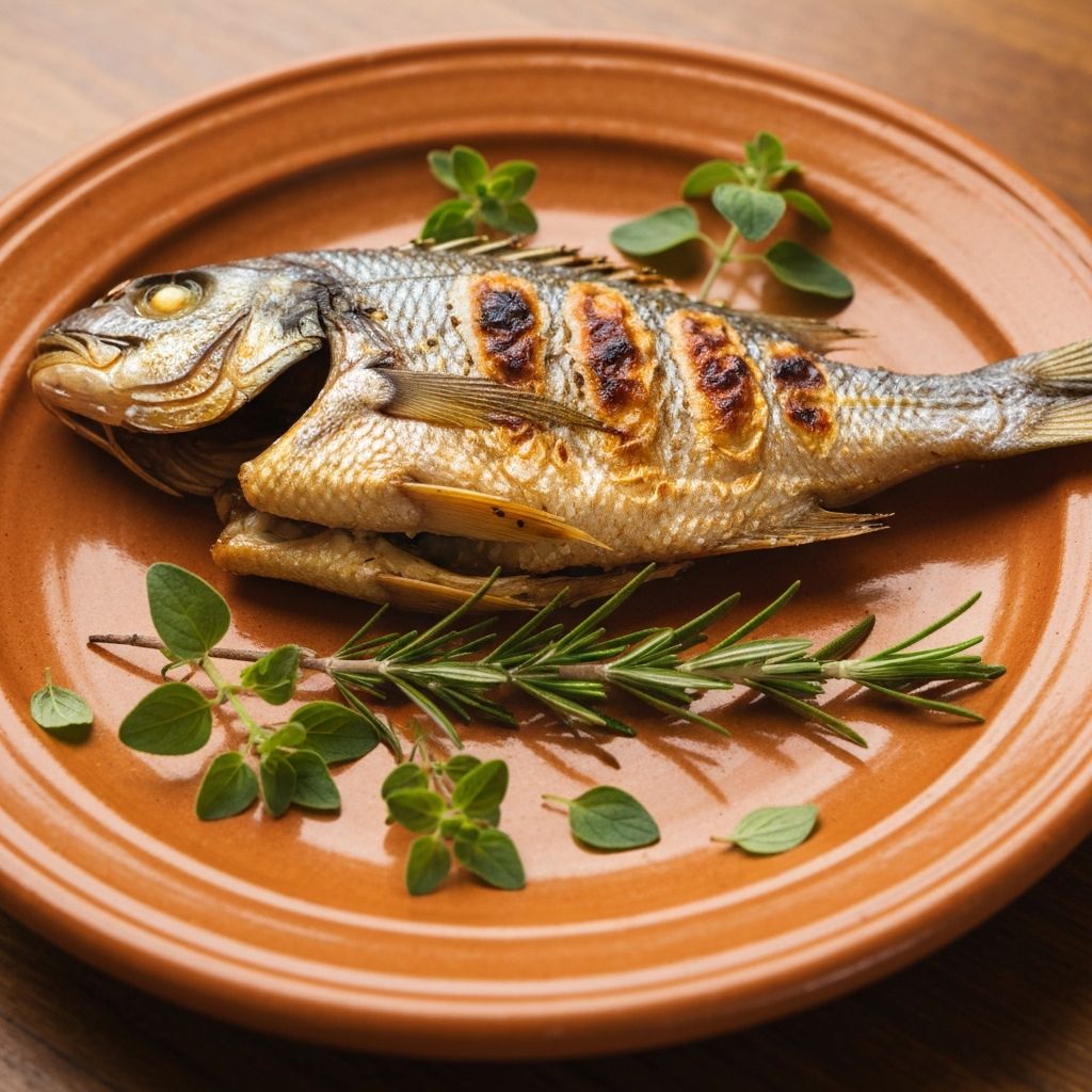 Pescado a la parrilla